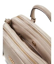 GUESS MARSHA Borsa bauletto a mano con tracolla light taupe - Borse Donna - 4