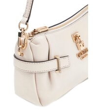 GUESS YESBA Borsa piccola a spalla con charm OFFWHITE - Borse Donna - 4