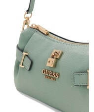 GUESS YESBA Borsa piccola a spalla con charm light sage - Borse Donna - 4