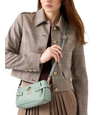 GUESS YESBA Borsa piccola a spalla con charm light sage - Borse Donna - 6