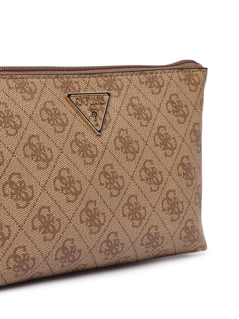 LAUREL 2 Pochette con polsierina LATTE LOGO - Borse Donna