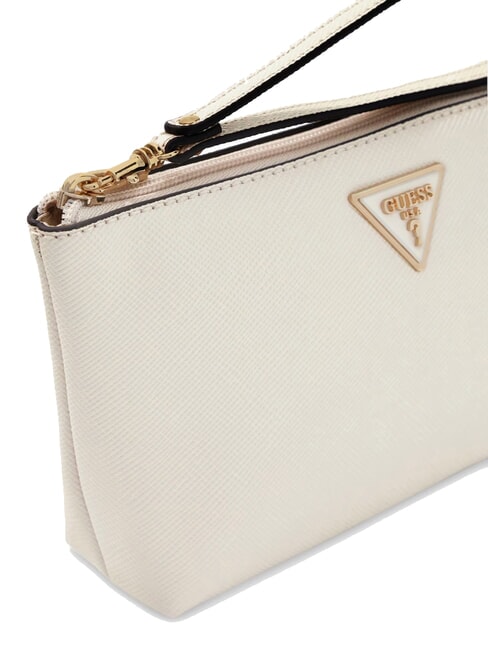 LAUREL 2 Pochette saffiano con polsierina bone - Borse Donna