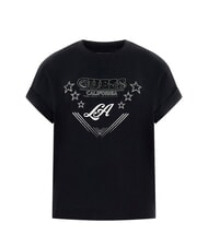 GUESS STARS T-shirt con stampa e borchiette jetbla - T-shirt e Top Donna - 4
