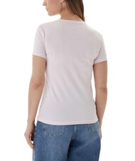 GUESS ORIGINAL LOGO T-shirt triangle delicate pink - T-shirt e Top Donna - 2