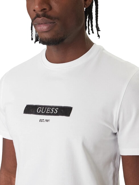 LOGO BOX T-shirt a manica corta slim fit purwhite - T-shirt Uomo