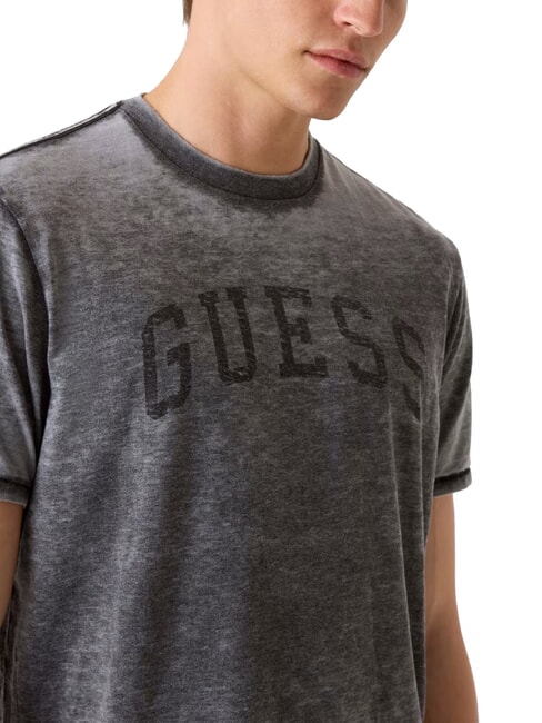 MARINE LOGO T-shirt a manica corta effetto delavè jetbla - T-shirt Uomo