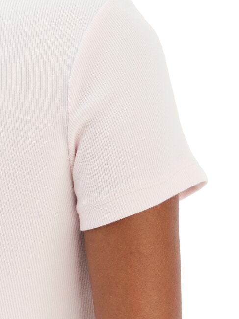 STUDS SCRIPT T-shirt manica corta slim fit delicate pink - T-shirt e Top Donna