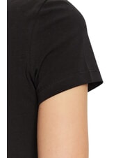 GUESS MOCK NECK ALL OVER 4G T-shirt slim fit con strass jetbla - T-shirt e Top Donna - 4