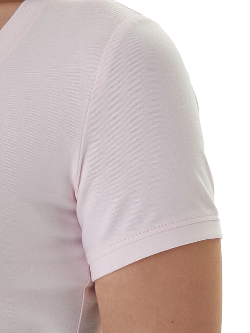 MINI TRIANGLE T-shirt scollo a V delicate pink - T-shirt e Top Donna