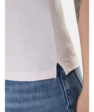 GUESS ORIGINAL LOGO T-shirt triangle delicate pink - T-shirt e Top Donna - 4