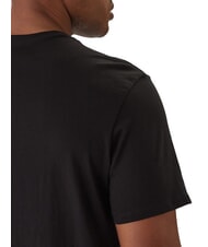 GUESS PAINTED TRIANGLE T-shirt a manica corta regular fit jetbla - T-shirt Uomo - 4