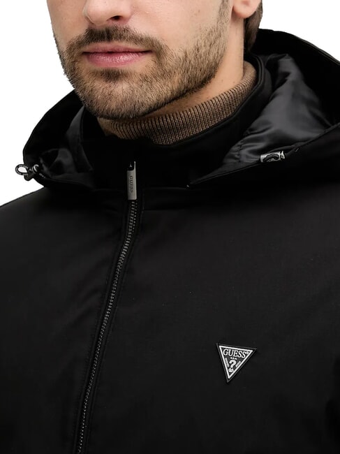 KNITTED Giubbino con cappuccio jetbla - Giacche Uomo