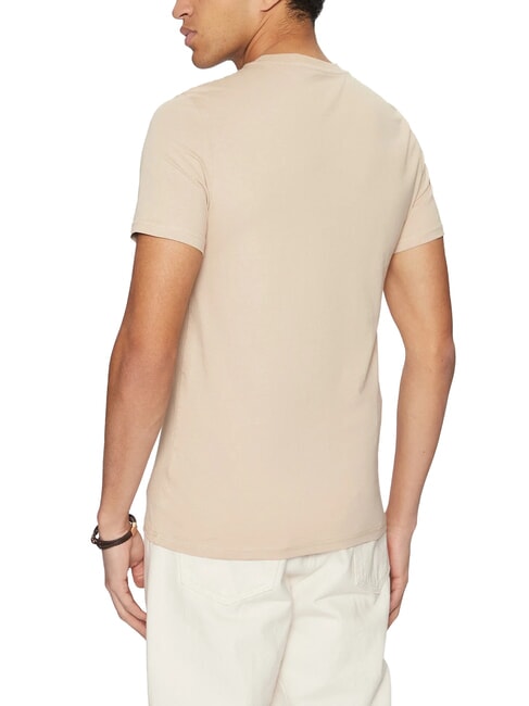 AIDY T-shirt scritta in tinta neutral sand - T-shirt Uomo