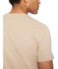 GUESS AIDY T-shirt scritta in tinta neutral sand - T-shirt Uomo - 4