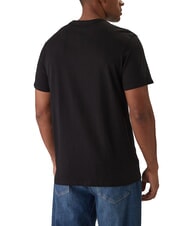 GUESS PAINTED TRIANGLE T-shirt a manica corta regular fit jetbla - T-shirt Uomo - 2