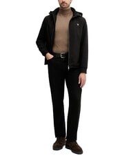 GUESS KNITTED Giubbino con cappuccio jetbla - Giacche Uomo - 7