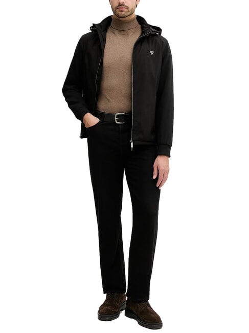 KNITTED Giubbino con cappuccio jetbla - Giacche Uomo