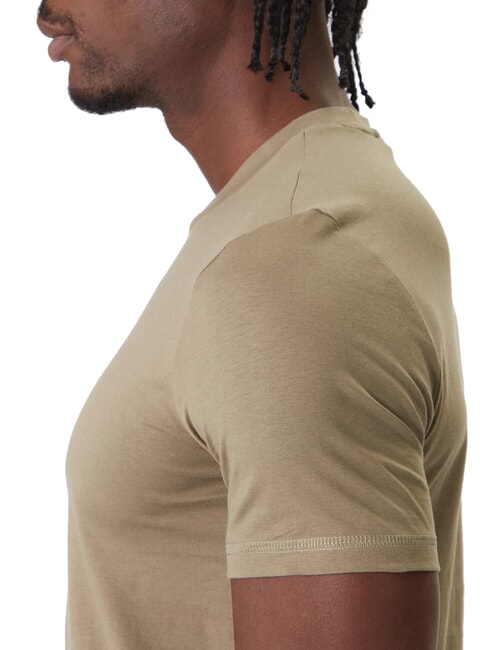 AIDY T-shirt scritta in tinta khaki way - T-shirt Uomo