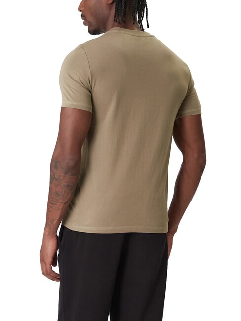 AIDY T-shirt scritta in tinta khaki way - T-shirt Uomo