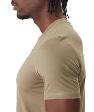 GUESS AIDY T-shirt scritta in tinta khaki way - T-shirt Uomo - 4