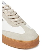 GUESS WIMAN Sneakers in pelle white beige - Scarpe Uomo - 3