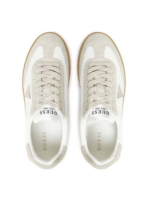 WIMAN Sneakers in pelle white beige - Scarpe Uomo