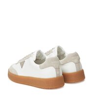 GUESS WIMAN Sneakers in pelle white beige - Scarpe Uomo - 5