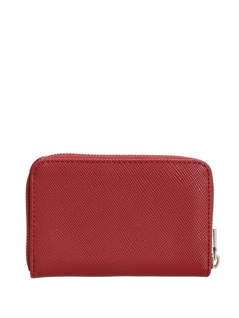 LAUREL 2 Portafoglio medio stampa saffiano garnet - Portafogli Donna