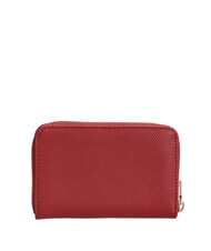 GUESS LAUREL 2 Portafoglio medio stampa saffiano garnet - Portafogli Donna - 3