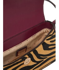 GUESS DOMITILLA Borsa a spalla, in pelle zebra - Borse Donna - 4