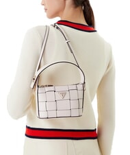 GUESS MAYLEE Mini Bag a mano, con tracolla OFFWHITE - Borse Donna - 5