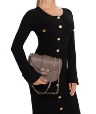 GUESS JANE Mini Bag a tracolla dark taupe - Borse Donna - 5