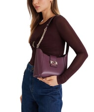 GUESS JANE Borsa a spalla wine - Borse Donna - 5