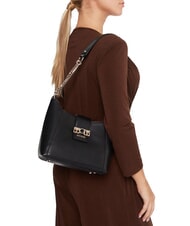 GUESS JANE Borsa a spalla NERO - Borse Donna - 5