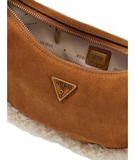 GUESS AMITA Borsa a spalla, in pelle COGNAC - Borse Donna - 3