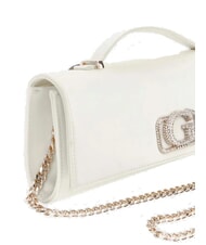 GUESS ZALINA Pochette con tracolla avorio - Borse Donna - 3