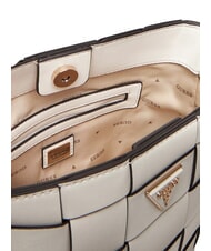 GUESS MAYLEE Mini Secchiello a tracolla OFFWHITE - Borse Donna - 3