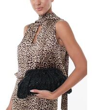 GUESS ZALINA Pochette Large  NERO - Borse Donna - 5