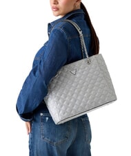 GUESS GIULLY Shopping Bag SILVER - Borse Donna - 4