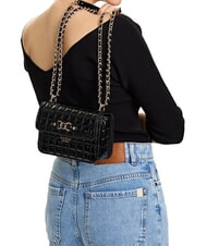 GUESS NADIRA Micro Bag a tracolla NERO - Borse Donna - 5