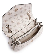 GUESS SILIA Borsa a spalla convertible vanilla logo - Borse Donna - 4