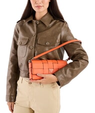 GUESS MAYLEE  Borsa a spalla, con tracolla arancio - Borse Donna - 4