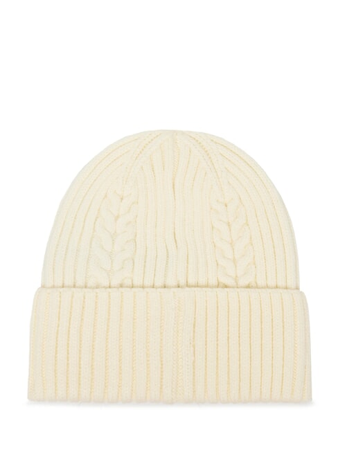 KNITTED Berretto con risvolto white - Cappelli