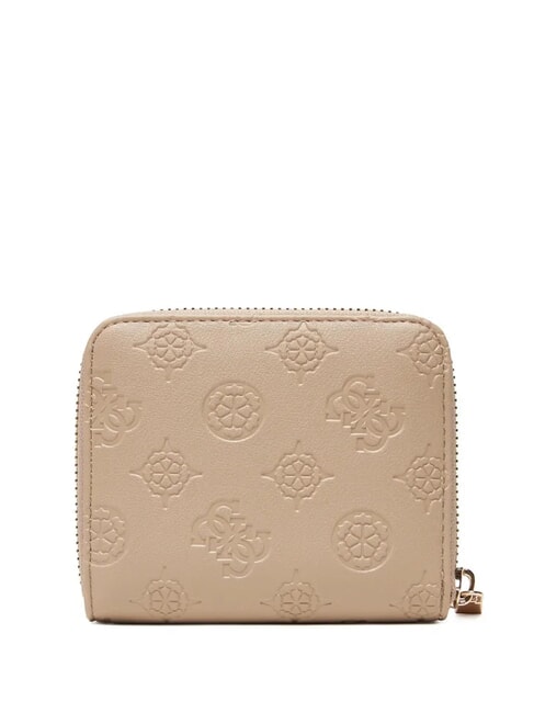 PHOEBE Portafoglio zip around piccolo simply taupe logo - Portafogli Donna