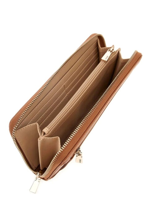 TATUM Portafoglio zip around caramel - Portafogli Donna