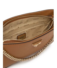 GUESS NOELLE 2 Borsa a spalla con catena light cognac - Borse Donna - 3