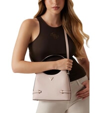 GUESS GIULLY 2 Borsa stampa saffiano con tracolla ROSE - Borse Donna - 4