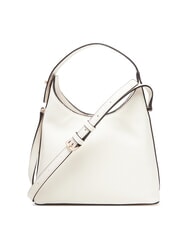 GUESS GIULLY 2 Borsa stampa saffiano con tracolla OFFWHITE - Borse Donna - 2