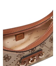 GUESS NEDA Borsa a spalla LATTE LOGO - Borse Donna - 3