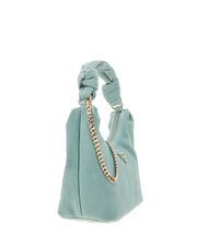GUESS ISOTTA Borsa in pelle suede con catena eucalyptus - Borse Donna - 3